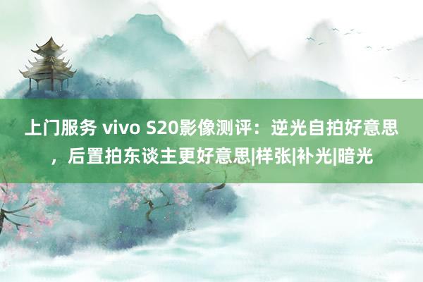 上门服务 vivo S20影像测评：逆光自拍好意思，后置拍东谈主更好意思|样张|补光|暗光